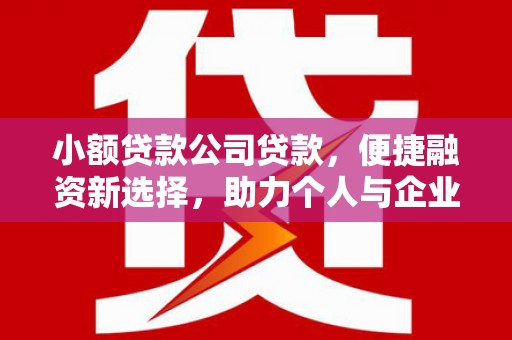 卓资小额贷款公司贷款，便捷融资新选择，助力个人与企业成长