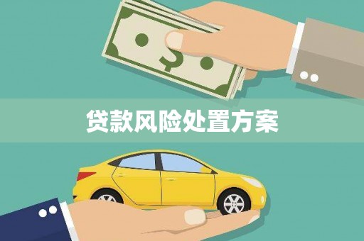 卓资贷款风险处置方案