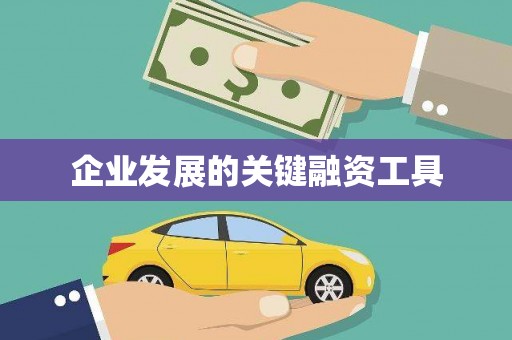 卓资企业发展的关键融资工具