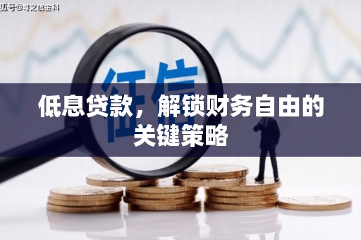 卓资低息贷款，解锁财务自由的关键策略