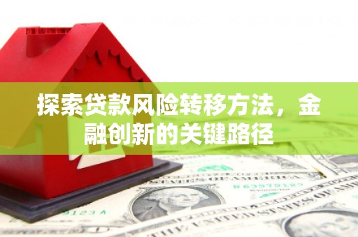 卓资探索贷款风险转移方法，金融创新的关键路径