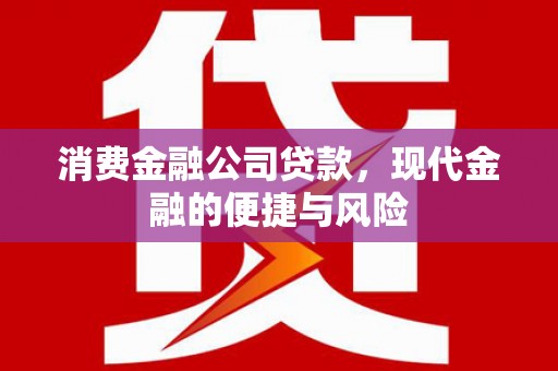 卓资消费金融公司贷款，现代金融的便捷与风险